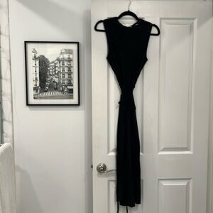 Vince cotton midi dress with side slits!